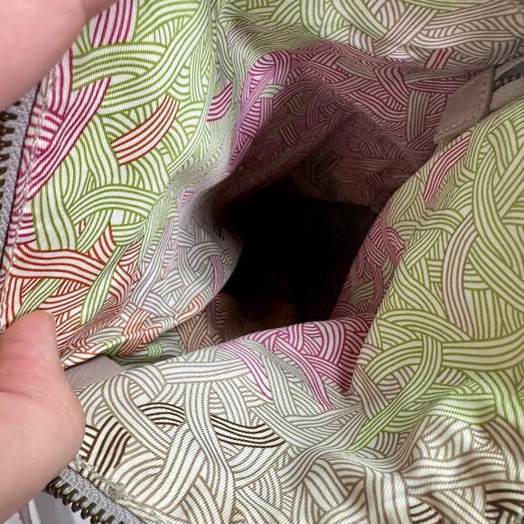 The Sak Women's Light Mauve Leather Silverlake Studded Crossbody Bag Purse - Picture 7 of 13